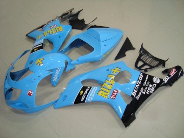 Carenado Suzuki GSXR 1000 K1 2000-2002 - Claro Azul Negro