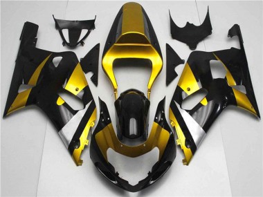 Comprar Carenados Moto Suzuki GSXR 600/750 2001-2003 - Oro Plata Negro Brillante