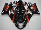 Comprar Carenados Moto Suzuki GSXR 600/750 2004-2005 - Negro Brillante Rojo Raya