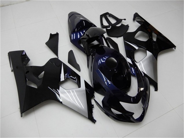 Comprar Carenados Moto Suzuki GSXR 600/750 2004-2005 - Negro Brillante Plata Azul