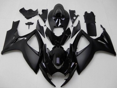 Comprar Carenados Moto Suzuki GSXR 600/750 2006-2007 - Negro Mate Negro Brillante