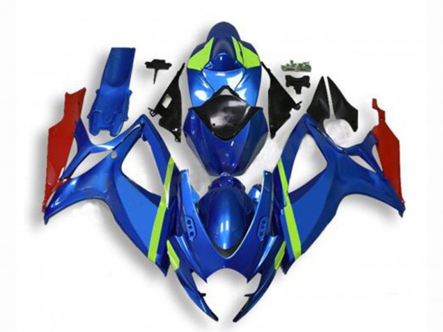 Comprar Carenados Moto Suzuki GSXR 600/750 2006-2007 - Azul Verde Rojo