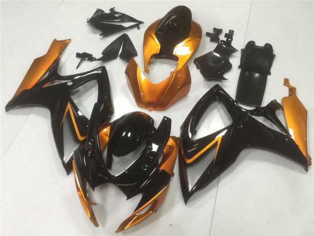 Comprar Carenados Moto Suzuki GSXR 600/750 2006-2007 - Naranja Negro Brillante