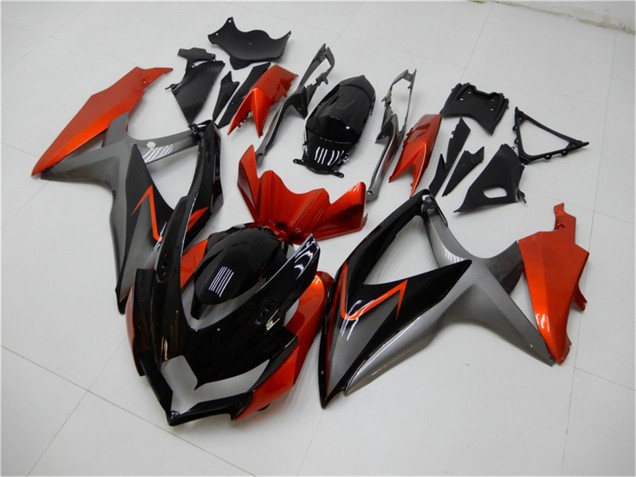 Comprar Carenados Moto Suzuki GSXR 600/750 2008-2010 - Naranja Gris Negro Brillante