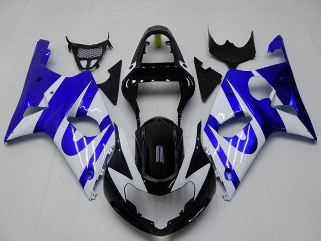 Comprar Carenado Moto Suzuki GSXR 1000 2000-2002 - Blanco Azul Negro Brillante