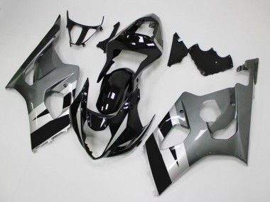 Comprar Carenados Moto Suzuki GSXR 1000 2003-2004 - Negro Brillante Plata Gris