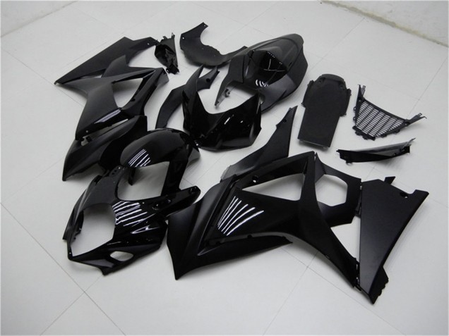 Comprar Carenados Moto Suzuki GSXR 1000 2007-2008 - Negro Brillante Negro Mate No Calcomanía