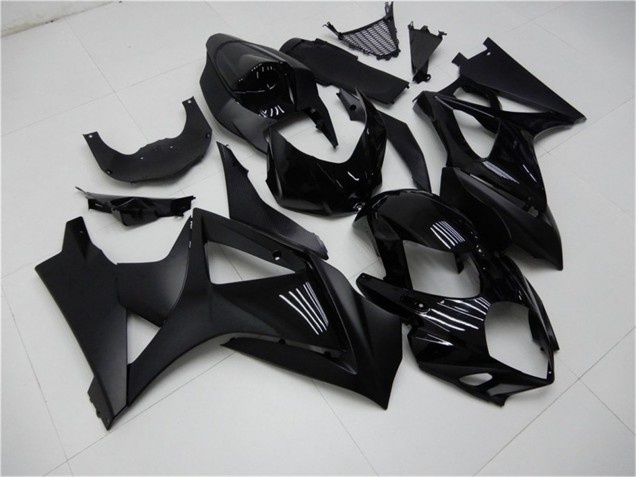 Comprar Carenados Moto Suzuki GSXR 1000 2007-2008 - Negro Brillante Negro Mate No Calcomanía