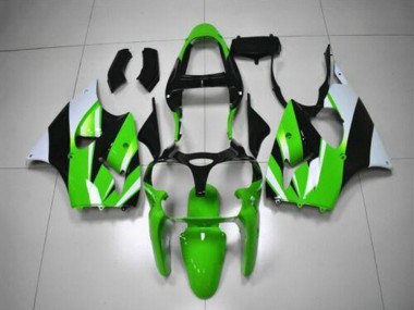 Comprar Kits Carenado Moto Kawasaki ZX6R 2000-2002 - Verde Blanco Negro