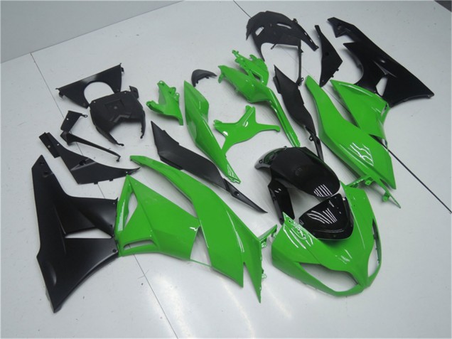 Comprar Kits Carenado Moto Kawasaki ZX6R 2009-2012 - Verde Negro Brillante