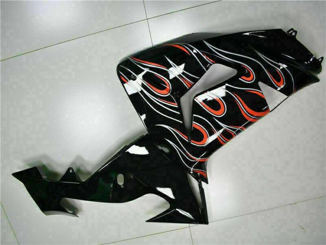 Comprar Kits Carenado Moto Kawasaki ZX10R 2006-2007 - Negro Brillante Rojo Llama