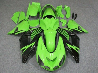 Comprar Carenado Moto Kawasaki ZX14R ZZR1400 2006-2011 - Verde Negro Brillante