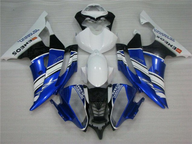 Comprar Carenados Moto Yamaha YZF R6 2008-2016 - Blanco Azul Negro ENEOS Semakin Didepan