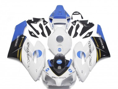 Comprar Carenados Moto Honda CBR1000RR 2004-2005 - Blanco Azul Claro Negro Brillante Konica Minolta