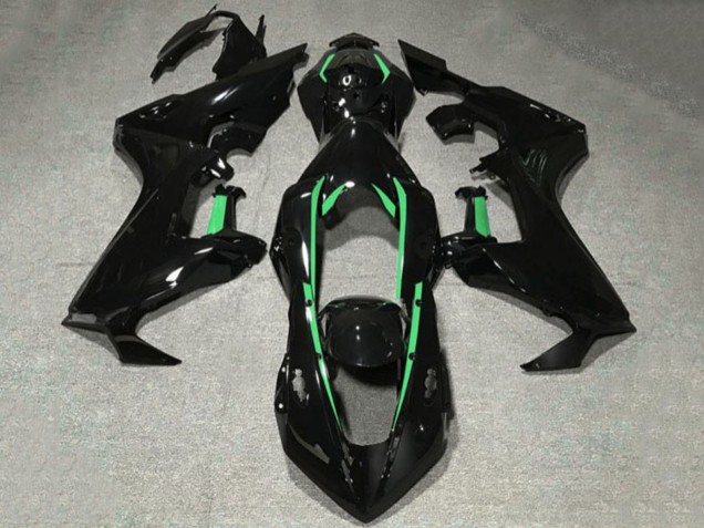 Comprar Carenados Moto Honda CBR1000RR 2017-2023 - Negro Brillante Verde Bosque Línea