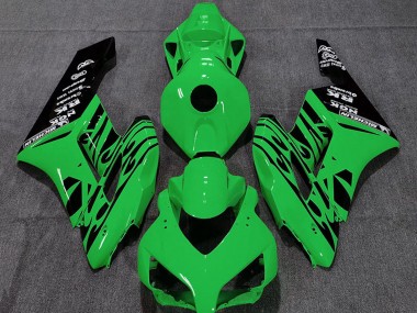 Comprar Carenados Moto Honda CBR1000RR 2004-2005 - Verde Negro Brillante Llama