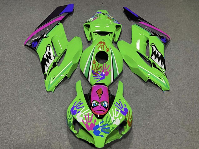 Comprar Carenados Moto Honda CBR1000RR 2004-2005 - Verde Púrpura Azul Negro Tiburón