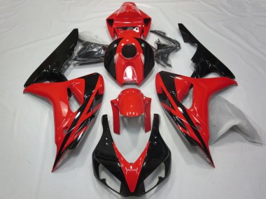 Comprar Carenados Moto Honda CBR1000RR 2006-2007 - Rojo Negro Brillante OEM Estilo No Calcomanías