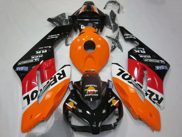 Comprar Carenado Moto Honda CBR1000RR 2004-2005 - Naranja Blanco Rojo Negro Brillante Repsol