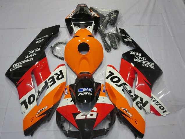 Comprar Carenados Moto Honda CBR1000RR 2004-2005 - Naranja Blanco Rojo Negro Brillante Repsol 26