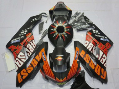 Comprar Carenados Moto Honda CBR1000RR 2004-2005 - Negro Mate Naranja Rossi