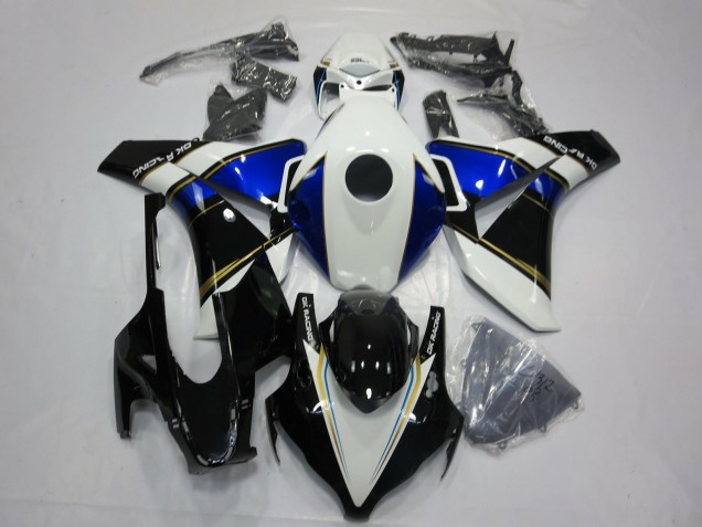 Comprar Carenados Moto Honda CBR1000RR 2008-2011 - Blanco Azul Oro Negro Brillante
