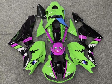 Comprar Carenados Moto Honda CBR600RR 2013-2023 - Verde Azul Púrpura Negro Brillante Tiburón