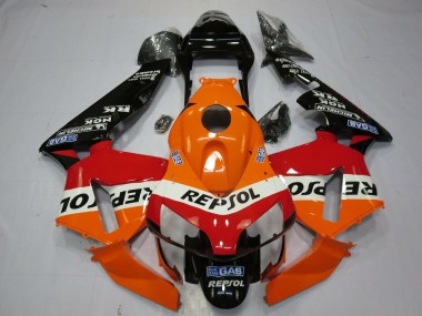 Comprar Carenados Moto Honda CBR600RR 2003-2004 - Naranja Blanco Rojo Negro Brillante OEM Estilo Repsol