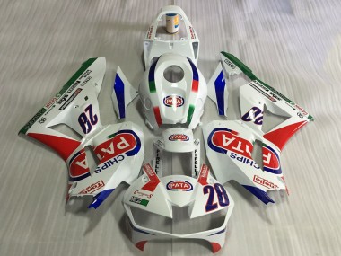 Comprar Carenados Moto Honda CBR600RR 2013-2023 - Blanco Rojo Azul Pata 28
