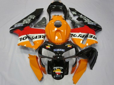 Comprar Completo Carenado Moto Honda CBR600RR 2003-2004 - Naranja Blanco Rojo Negro Brillante Repsol
