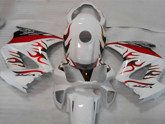 Comprar Carenados Moto Honda VFR 800 2002-2013 - Blanco Rojo Llama
