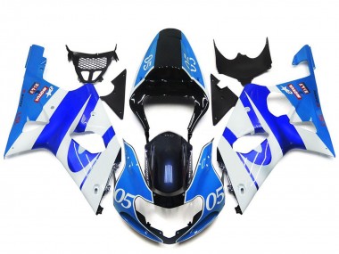Comprar Carenados Moto Suzuki GSXR 1000 2000-2002 - Azul Blanco Negro 05