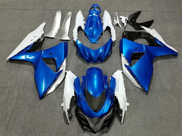 Comprar Carenados Moto Suzuki GSXR 1000 2009-2016 - Azul Blanco Plata Negro