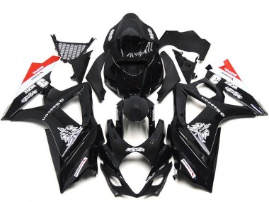Comprar Carenados Moto Suzuki GSXR 1000 2007-2008 - Negro Brillante Blanco Rojo
