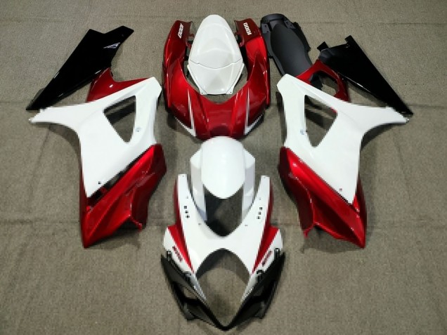 Comprar Carenado Moto Suzuki GSXR 1000 2007-2008 - Blanco Rojo Negro