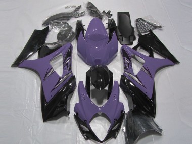 Comprar Carenados Moto Suzuki GSXR 1000 2007-2008 - Púrpura Oscuro Negro Brillante