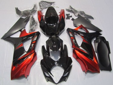 Comprar Carenados Moto Suzuki GSXR 1000 2007-2008 - Negro Brillante Rojo