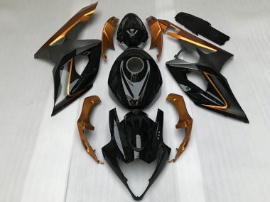 Comprar Carenados Moto Suzuki GSXR 1000 2005-2006 - Negro Brillante Bronze