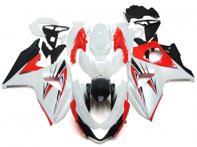 Comprar Carenado Moto Suzuki GSXR 1000 2009-2016 - Blanco Rojo Negro