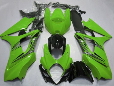 Comprar Carenados Moto Suzuki GSXR 1000 2007-2008 - Verde Negro Brillante OEM Estilo
