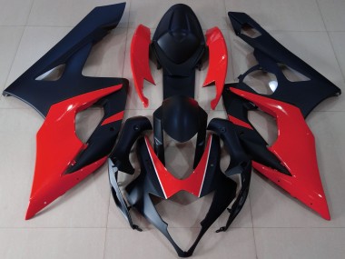 Comprar Carenados Moto Suzuki GSXR 1000 2005-2006 - Negro Mate Rojo