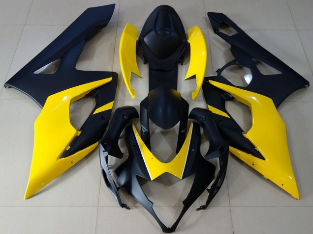 Comprar Carenados Moto Suzuki GSXR 1000 2005-2006 - Negro Mate Amarillo
