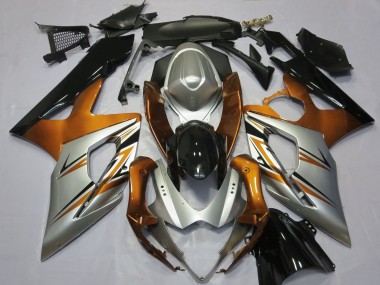 Comprar Carenados Moto Suzuki GSXR 1000 2005-2006 - Naranja Plata Negro Brillante