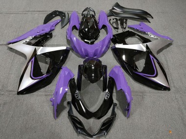 Comprar Carenados Moto Suzuki GSXR 1000 2009-2016 - Púrpura Plata Negro