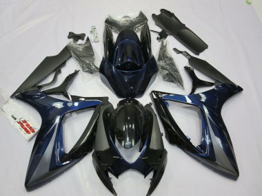 Comprar Carenados Moto Suzuki GSXR 600 / GSXR 750 2006-2007 - Azul Gris Negro Raya