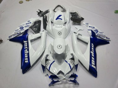 Comprar Carenados Moto Suzuki GSXR 600 / GSXR 750 2008-2010 - Blanco Azul Jordan