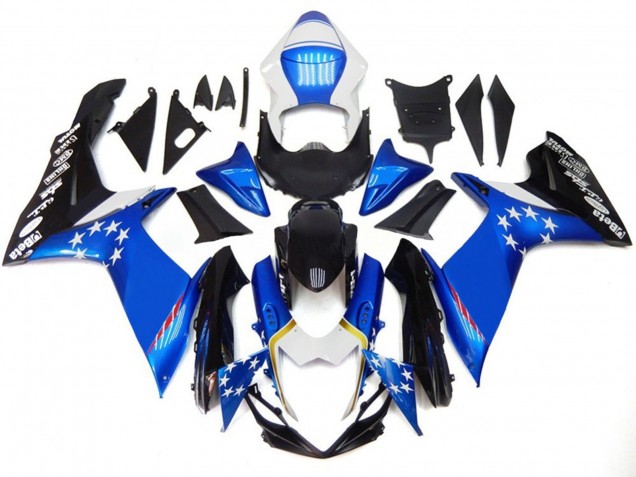 Comprar Carenados Moto Suzuki GSXR 600 / GSXR 750 2011-2024 - Azul Estilo Rojo Estrella