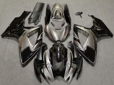 Comprar Carenados Moto Suzuki GSXR 600 / GSXR 750 2006-2007 - Plata Oscuro Negro Brillante