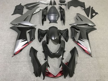 Comprar Carenados Moto Suzuki GSXR 600 / GSXR 750 2011-2024 - Gris Plata Negro Brillante