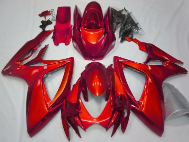 Comprar Carenados Moto Suzuki GSXR 600 / GSXR 750 2006-2007 - Rojo Brillante Plain
